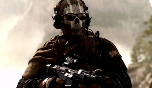 Modern Warfare 2 beta start date leak: An image of Ghost from Modern Warfare 2