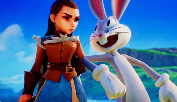 MultiVersus open beta full release: an image of Arya and Bugs Bunny