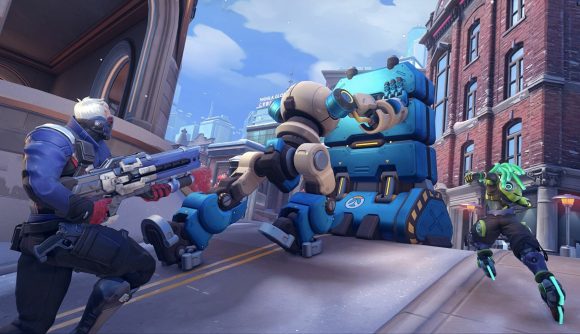 Overwatch 2 Early Season 1 Season 2 Details: Soldier 76 and Lucio can be seen alongside the robot in push mode