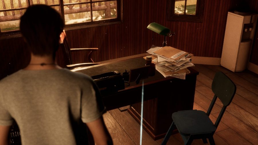 The Quarry Clue Locations: the desk with the photo on can be seen. 