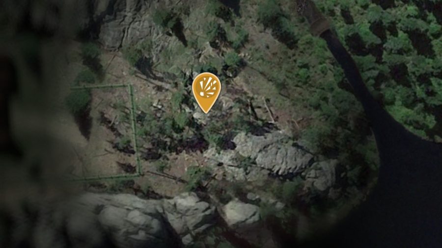 The Quarry Locations Camp: The map shows the location of the Excavation Site
