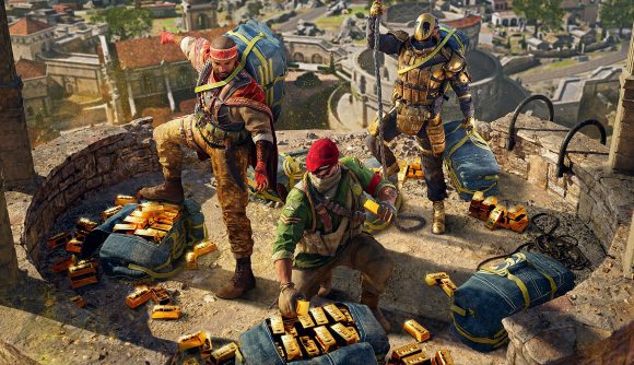 Warzone Fortune's Keep easter eggs: A trio of operators look to extract with bags of stolen gold bars
