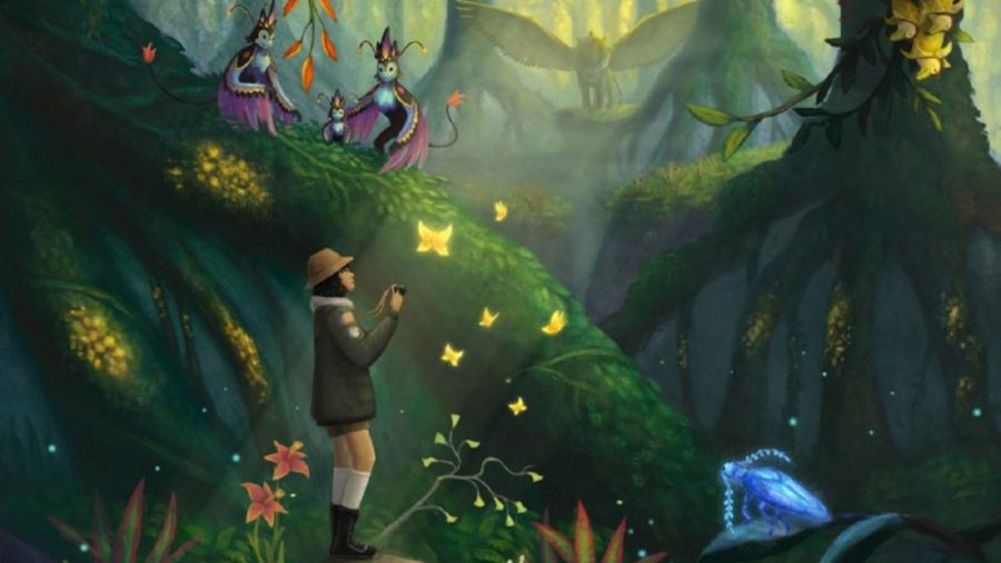 Xbox Games With Gold July 2022 Free Games: The main character of Beasts of Maravella Island can be seen looking at the forest.