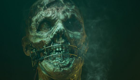 The Dark Pictures Anthology The Devil in Me launch date leak: a zombie with a metal contraption on its mouth
