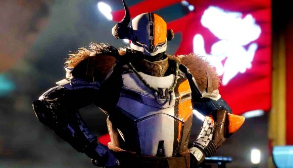 Destiny 2 Classy Restoration PvP complaints: an image of a man wearing orange and white armour
