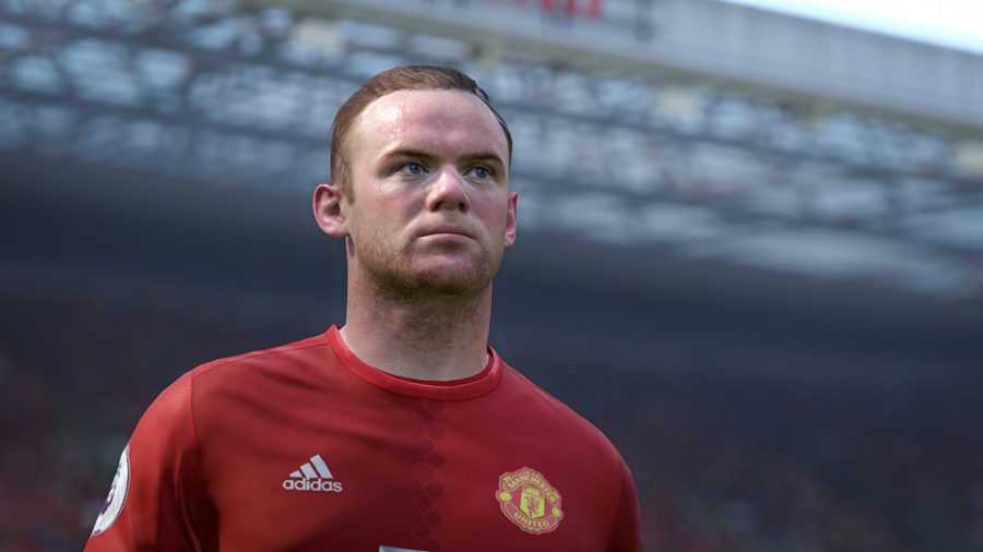 Every FIFA cover star: Wayne Rooney in a Manchester United kit