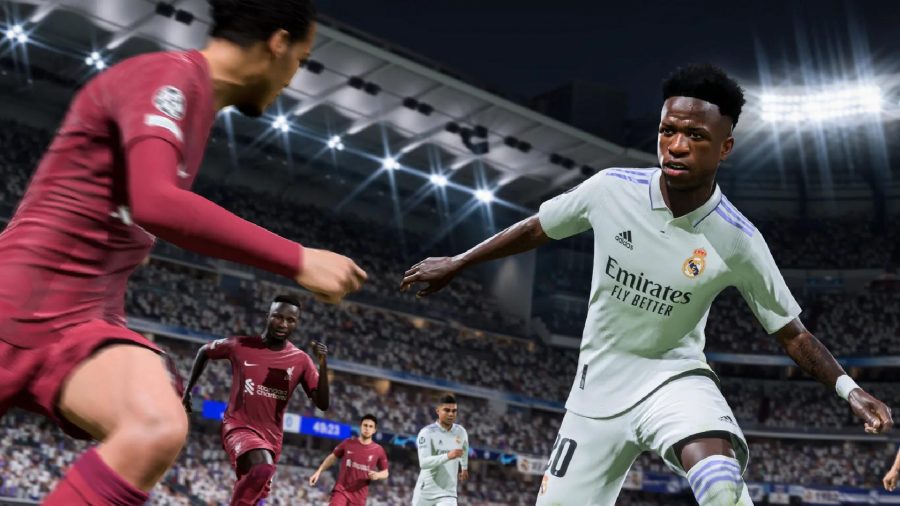 FIFA 23 Icons: Two players can be seen juking