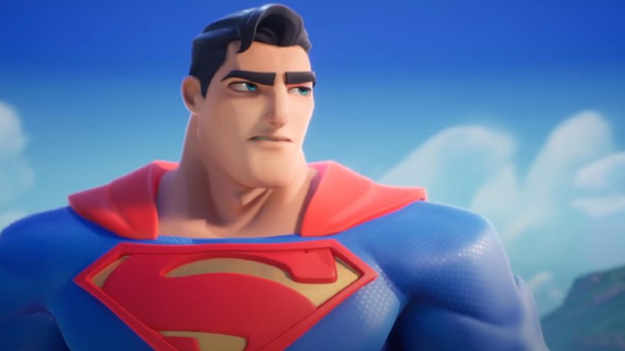 MultiVersus Classes: Superman can be seen looking at something