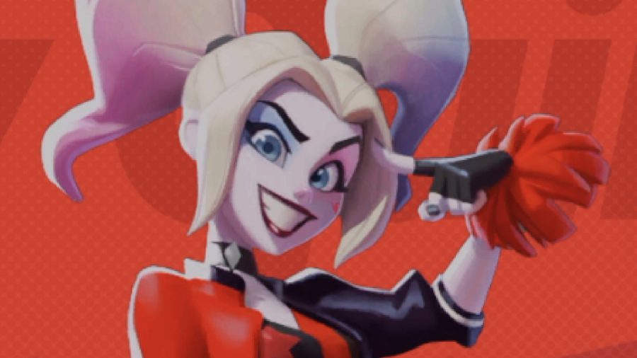 MultiVersus Harley Quinn Best Perks: Harley Quinn can be seen in art from the game's menu