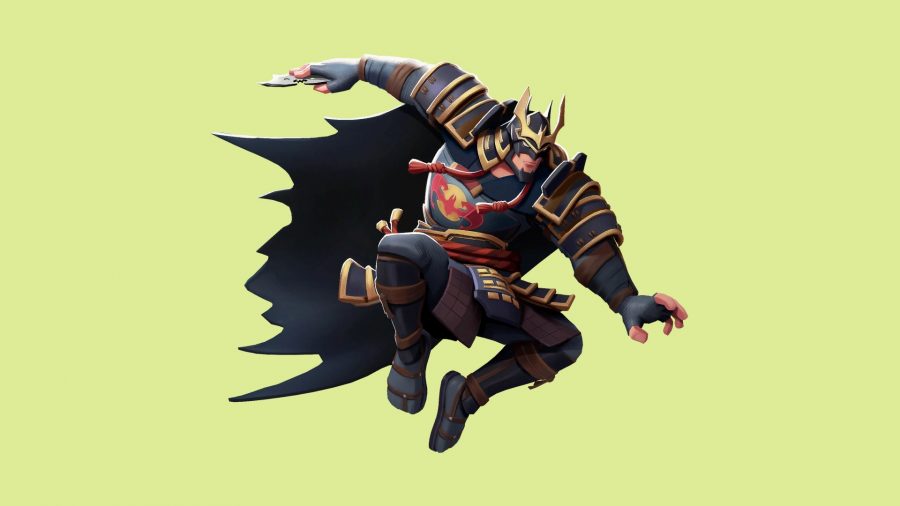 MultiVersus skins: an image of Batman in Samurai armour