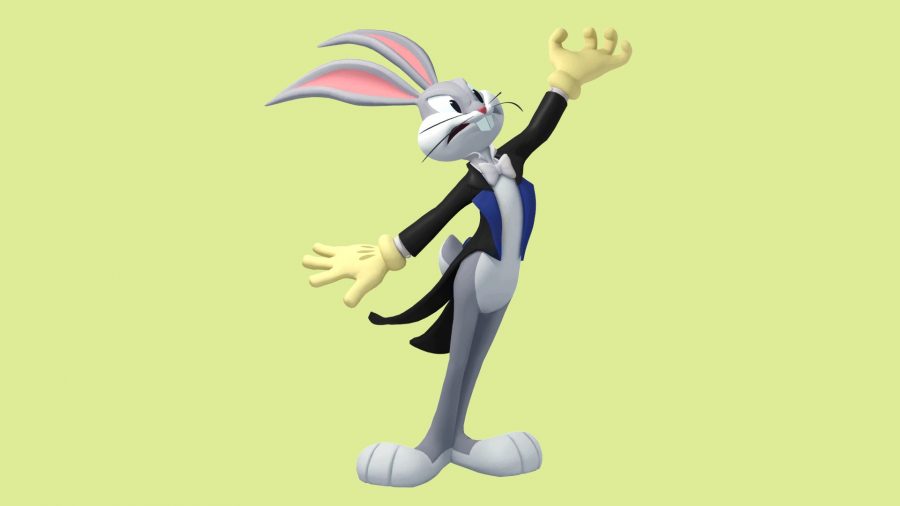 MultiVersus skins: an image of Bugs Bunny in a conductor's tuxedo