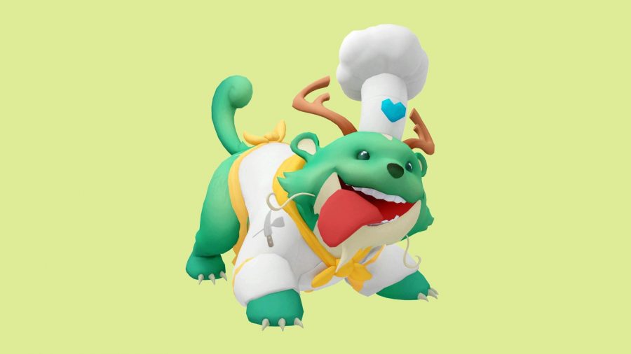 MultiVersus skins: an image of a reindeer-dog dressed as a chef