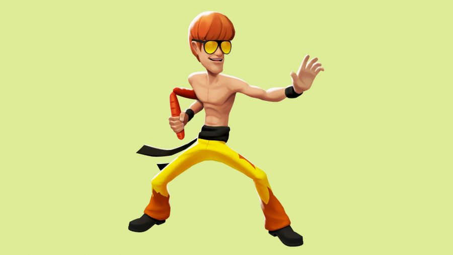 MultiVersus skins: an image of Shaggy in flared trousers and yellow shades