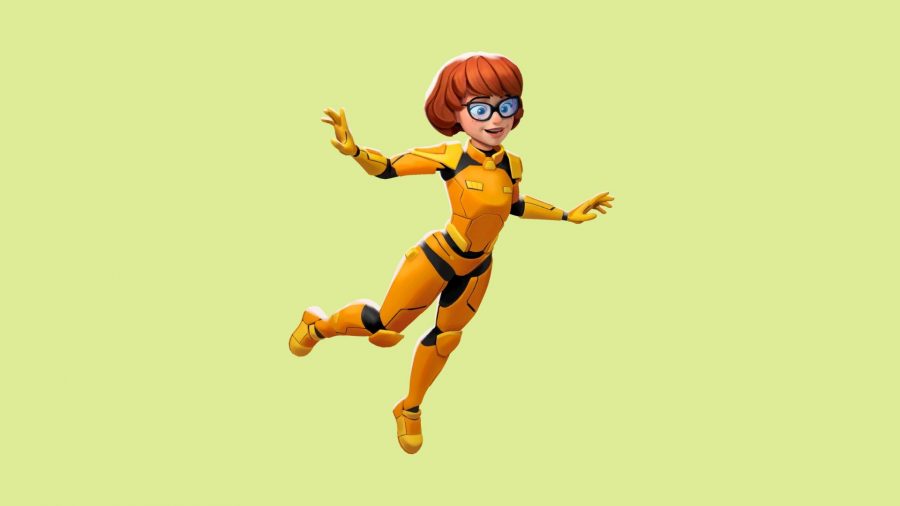 MultiVersus skins: an image of a ginger-haired woman in a yellow space suit