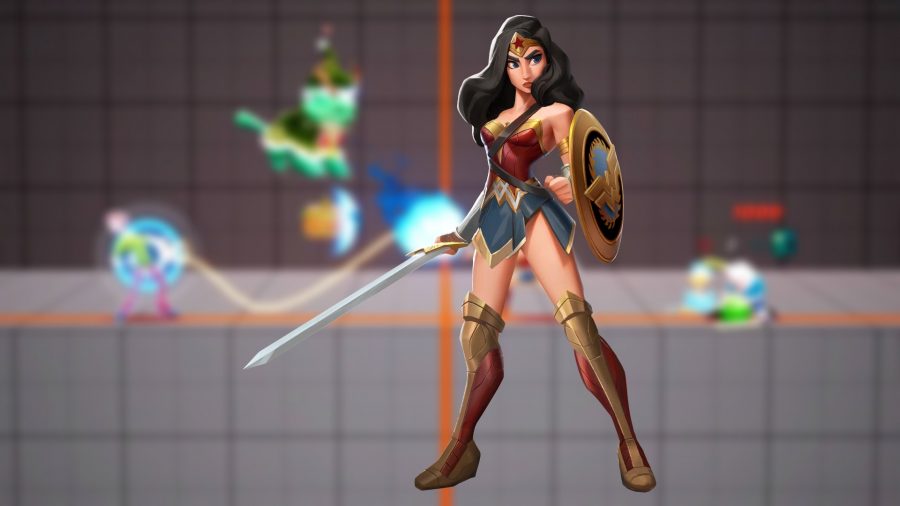 MultiVersus tier list: an image of Wonder Woman's character model