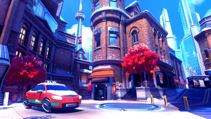 Overwatch 2 maps: an image of Toronto in-game