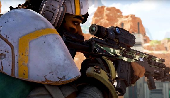 Apex Legends Season 14 Charge Rifle nerfs: an image of Vantage sniping in-game