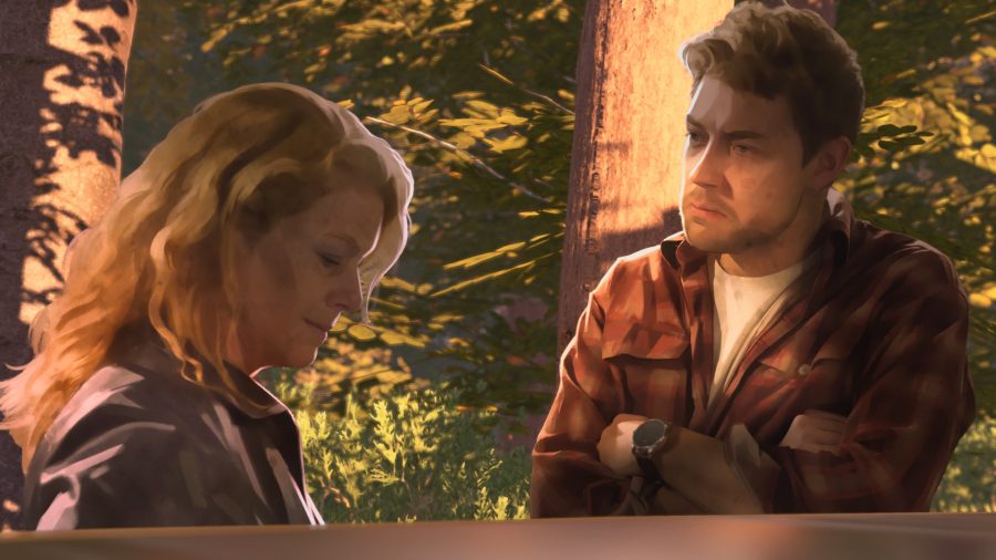 As Dusk Falls interview: Tyler argues with Sharon in the woods