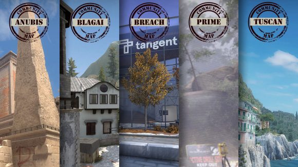 CSGO Tuscan Ten Year anniversary: an image of some maps coming to involved in the update