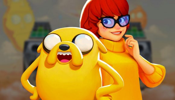 MultiVersus Jake fix Velma exploit: an image of Velma and Jake from the fighting game