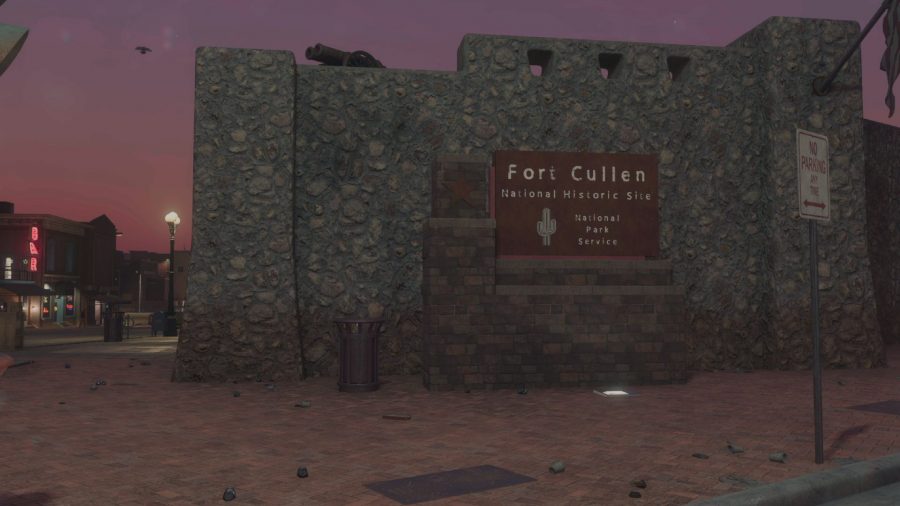 Saints Row Collectible Locations 1: Fort Cullen, where you grab the cannon can be seen